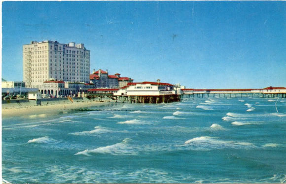 The Famous Seawall and Beach Playground of the Southwest, Galveston, TX [Postcard]