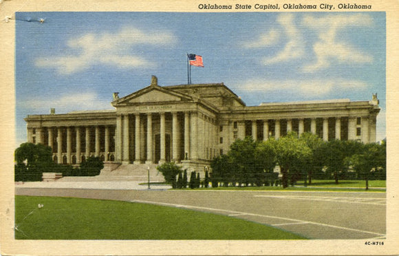 Oklahoma State Capitol, Oklahoma City, OK [Postcard]