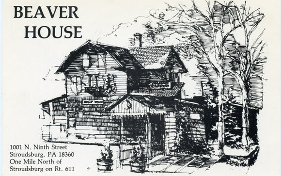 Beaver House, 1001 N. Ninth Street, Stroudsburg, PA [Postcard]
