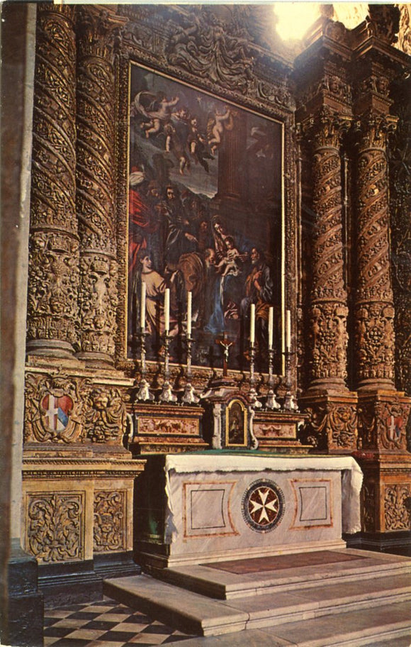 St. John's Co-Cathedral, Vallettqa, Malta [Postcard]