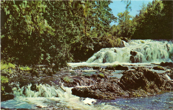 Tyler Cascades, Copper Falls State Park, Mellen, WI [Postcard]