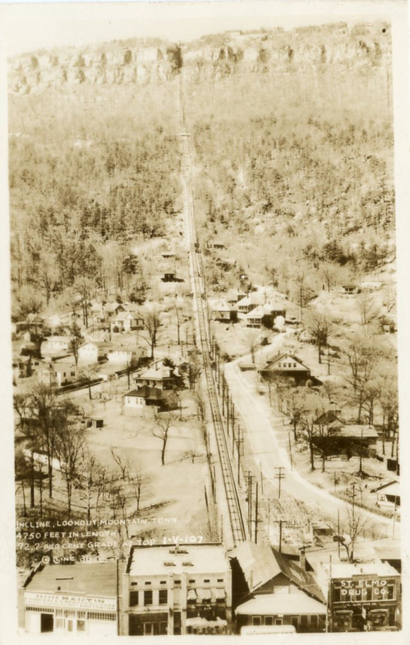 Incline, Lookout Mountain, 4,750 Ft. Length [Postcard]