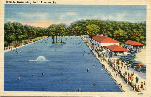 Ivyside Stwimming Pool, Altoona, PA [Postcard]