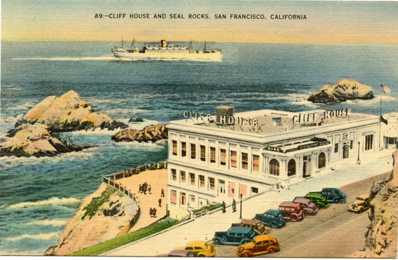 Cliff House and Seal Rocks, San Francisco, CA [Postcard]