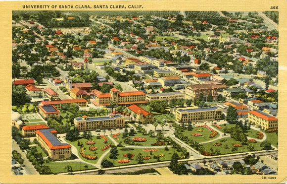 University of Santa Clara, Santa Clara, CA [Postcard]