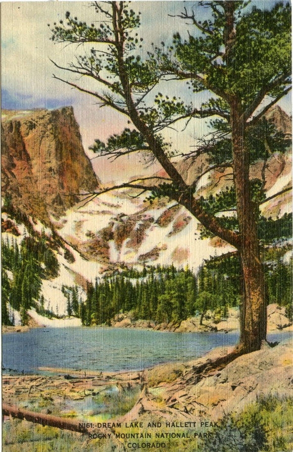 Dream Lake and Hallett Peak, Rocky Mountain National Park, CO