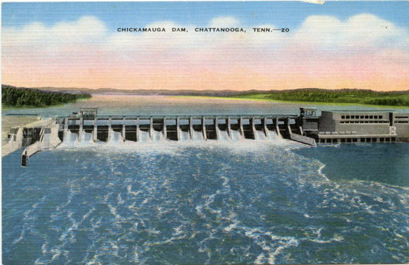 Chickamauga Dam, Chattanooga, TN [Postcard]