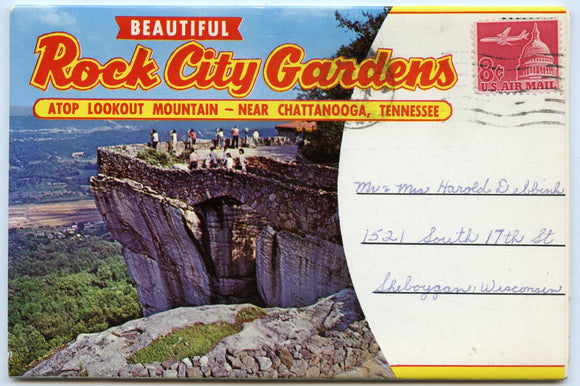 Beautiful Rock City Gardens, Chattanooga, TN Souvenir Folder [Postcard]