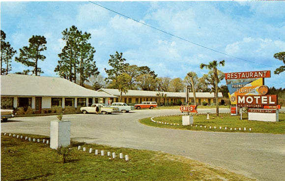 Florida Motel and Restaurant, Cross City, FL [Postcard]