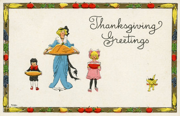 Thanksgiving Greetings [Postcard]
