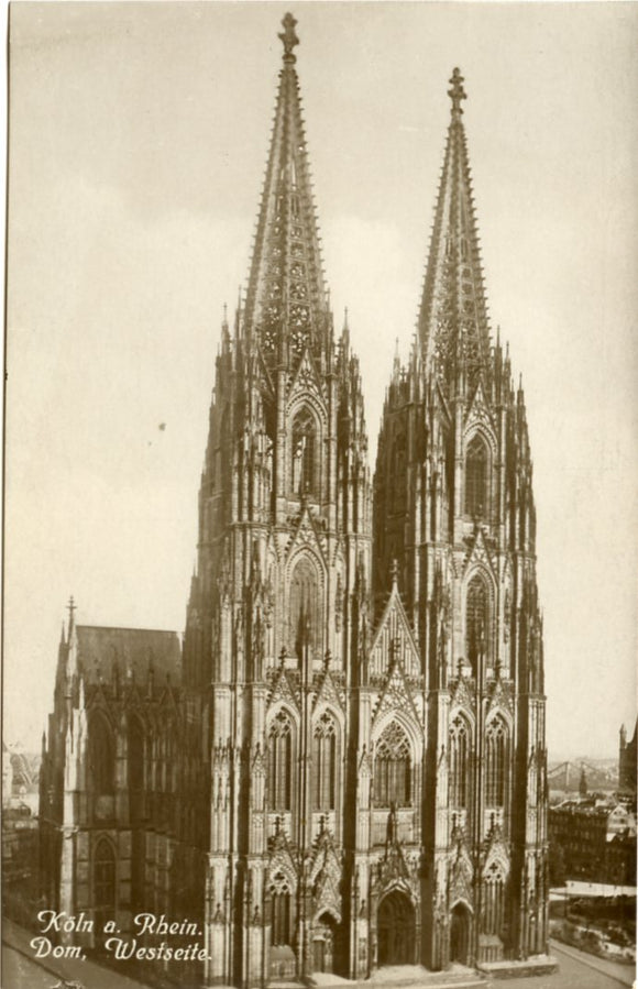 Koln a. Rhein, Dom, Westseite [Postcard]
