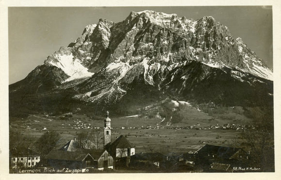 Lermoos, Blick auf Zugspitze [Postcard]