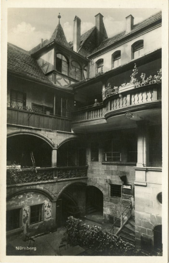 Nurnberg Historischer Hof in der Tucherstr. 20 [Postcard]