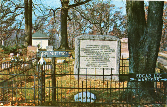 Ann Rutledge Grave, Petersburg, IL [Postcard]