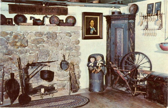 A Corner of the Living Room in the Homesteader's Cabin, Blue Mounds, WI