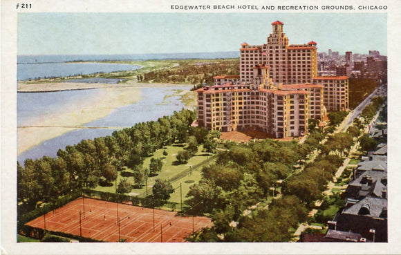 Edgewater Beach Hotel and Recreation Grounds, Chicago, IL [Postcard]