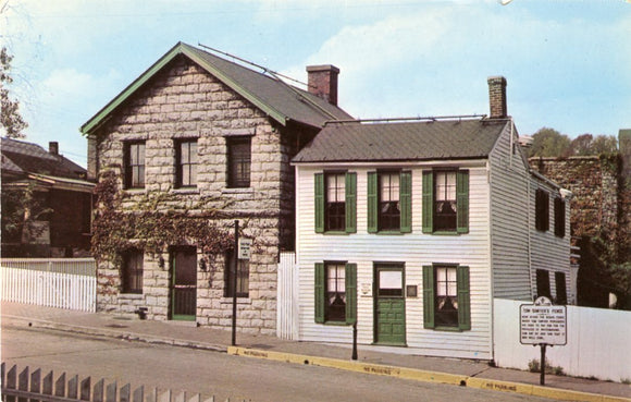 The Museum and Mark Twain Boyhood Home at Hannibal, MO [Postcard]