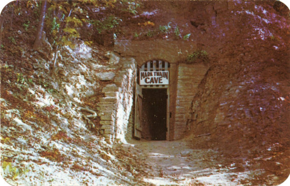 Entrance to the Cave at Hannibal, MO [Postcard]