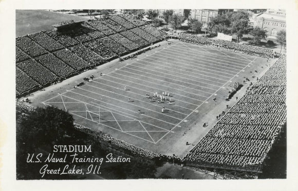 Stadium, U. S. Naval Training Center, Great Lakes, IL [Postcard]