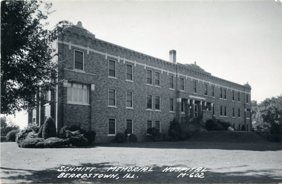 Schmitt Memorial Hospital, Beardstown, IL [Postcard]
