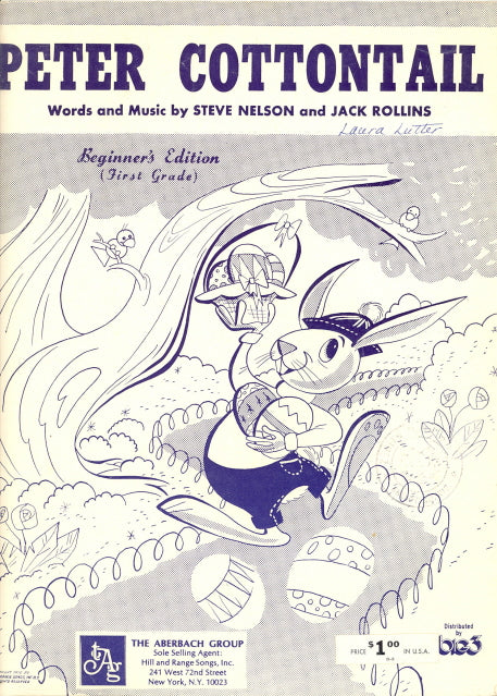 Peter Cottontail, by Steve Nelson and Jack Rollins - Carey's Emporium