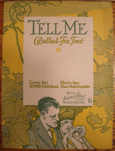 Tell Me, by J. Will Callahan and Max Kortlander - Carey's Emporium