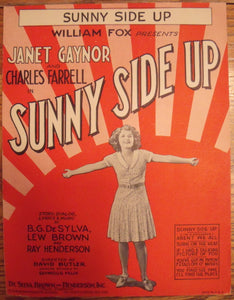 Sunny Side Up, by B. G. De Sylva, Lew Brown, and Ray Henderson - Carey's Emporium