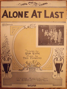 Alone at Last, by Gus Kahn and Ted Fiorito - Carey's Emporium