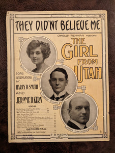 They Didn't Believe Me, by Harry B. Smith and Jerome D. Kern