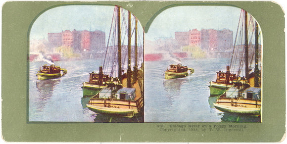 Chicago River on a Foggy Morning - Carey's Emporium