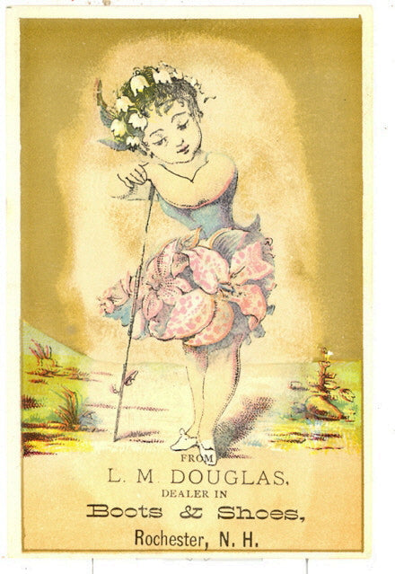 L. M. Douglas, Dealer in Boots and Shoes, Rochester, N. H. - Carey's Emporium